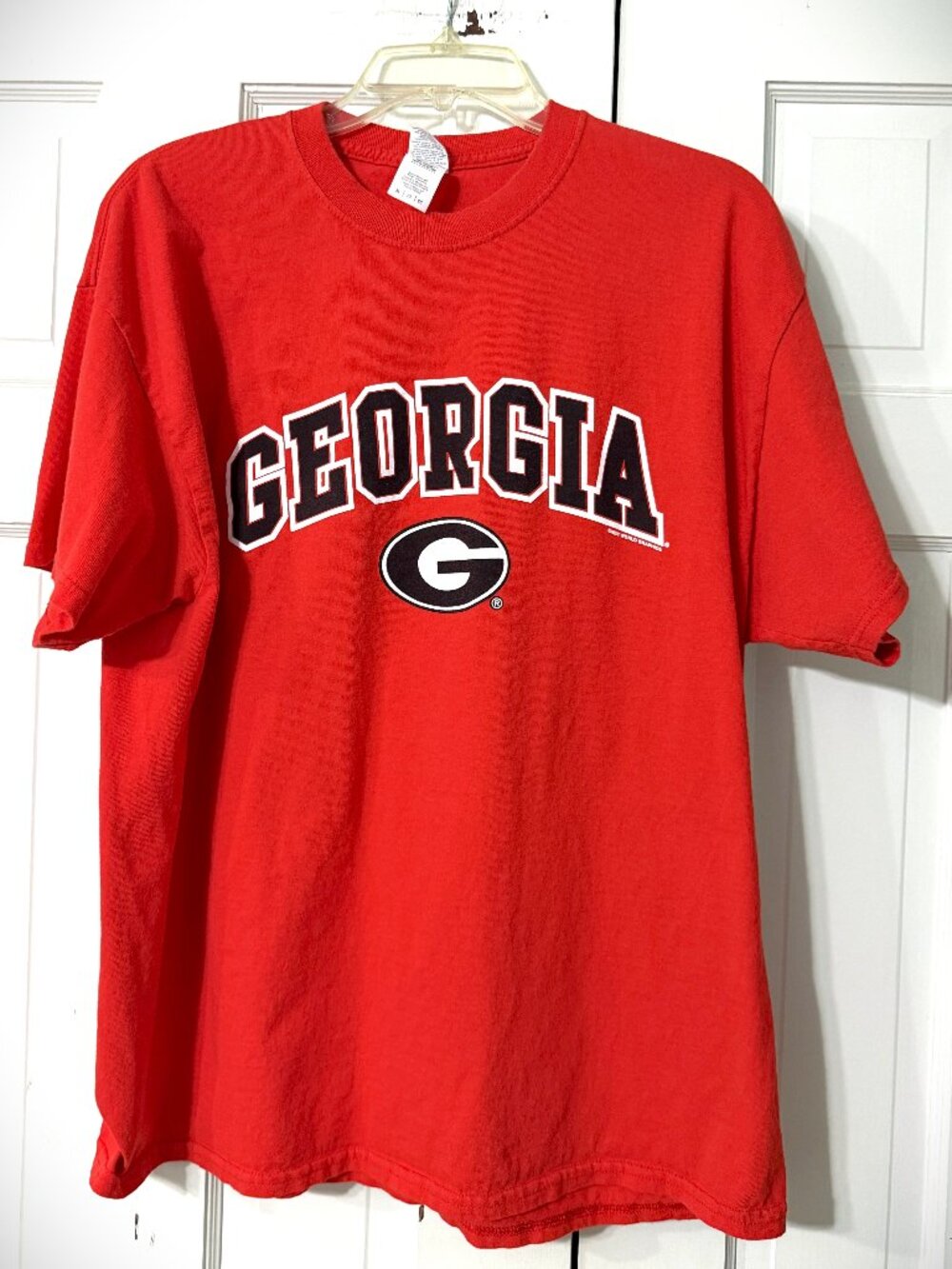 University of Georgia Bulldogs Red Tee-shirt Cotton Men's Size XL